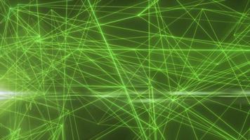 Abstract green lines glowing high tech digital energy abstract background. Video 4k, 60 fps