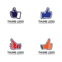 Thumb up concept logo template.Good symbol for your web site design, logo, app,Vector illustration. vector