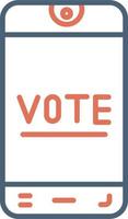 Online Voting Vector Icon