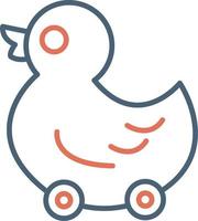 Duck toy Vector Icon