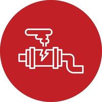 Gas Leak Vector Icon