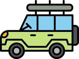 Safari car Vector Icon