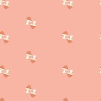 Mushroom and flower seamless pattern. Simple and elegant hand drawn design. Colorful vector illustration.