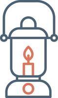 Oil Lamp Vector Icon