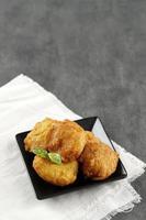 Perkedel Kentang, Indonesian Potato Patties Fritter. photo