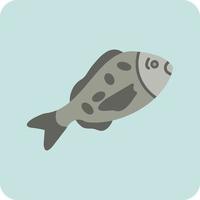 Jew Fish Vector Icon