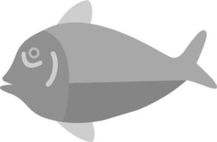 icono de vector de pez espiga azul