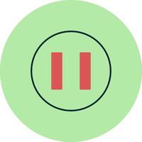 Pause button Vector Icon