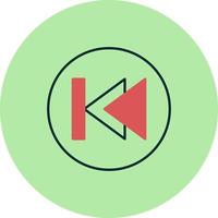 Previous track Vector Icon