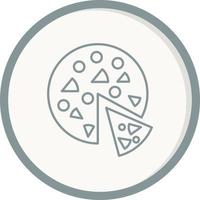 icono de vector de pizza