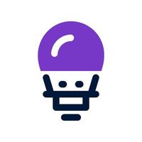 light bulb icon for your website, mobile, presentation, and logo design. vector