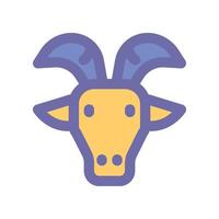 goat icon for your website design, logo, app, UI. vector