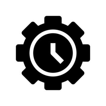 time management icon for your website, mobile, presentation, and logo design. vector
