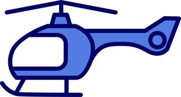 icono de vector de helicóptero