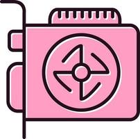 Graphics card Vector Icon