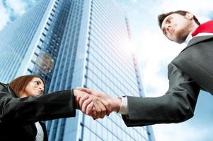 Business handshake. Deal concept photo