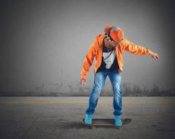 Skater on the street photo