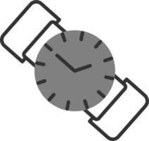 icono de vector de reloj de pulsera