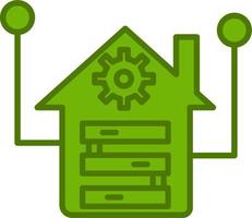 Data Warehouse Vector Icon