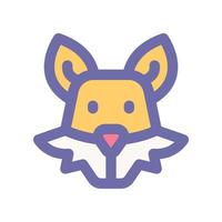 fox icon for your website design, logo, app, UI. vector