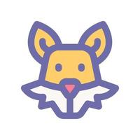 fox icon for your website design, logo, app, UI. vector