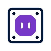 socket icon for your website, mobile, presentation, and logo design. vector
