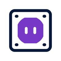 socket icon for your website, mobile, presentation, and logo design. vector