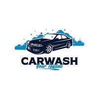 Car wash logo design vector Template