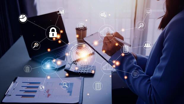 Digital transformation technology strategy, internet of things. the transformation of ideas and the adoption of technology in business in the digital age, enhancing global business capabilities. Ai photo