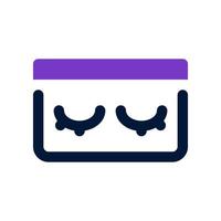 eyelash icon for your website design, logo, app, UI. vector