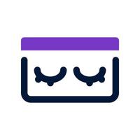 eyelash icon for your website design, logo, app, UI. vector