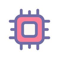 cpu icon for your website design, logo, app, UI. vector