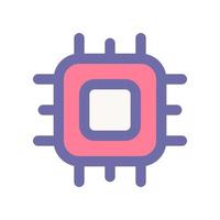 cpu icon for your website design, logo, app, UI. vector