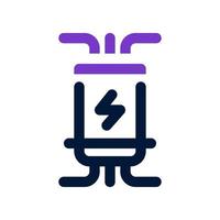 electric fuse icon for your website, mobile, presentation, and logo design. vector