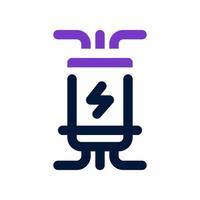 electric fuse icon for your website, mobile, presentation, and logo design. vector