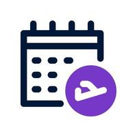 schedule icon for your website, mobile, presentation, and logo design. vector