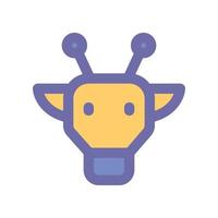 giraffe icon for your website design, logo, app, UI. vector