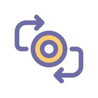 exchange icon for your website design, logo, app, UI. vector