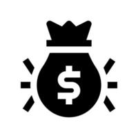 dinero bage icono para tu sitio web diseño, logo, aplicación, ui vector