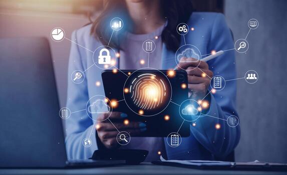 Digital transformation technology strategy, internet of things. the transformation of ideas and the adoption of technology in business in the digital age, enhancing global business capabilities. Ai photo