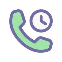 time call icon for your website design, logo, app, UI. vector