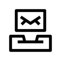 inbox icon for your website design, logo, app, UI. vector