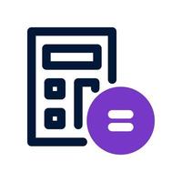 calculation icon for your website, mobile, presentation, and logo design. vector