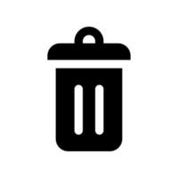 trash icon for your website design, logo, app, UI. vector