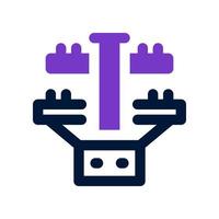 electric pole icon for your website, mobile, presentation, and logo design. vector