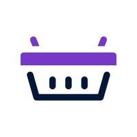 compras cesta icono para tu sitio web diseño, logo, aplicación, ui vector
