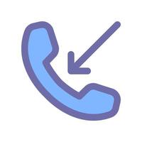 incoming  call icon for your website design, logo, app, UI. vector