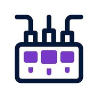 fuse box icon for your website, mobile, presentation, and logo design. vector