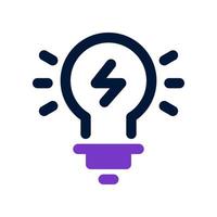 bulb icon for your website, mobile, presentation, and logo design. vector