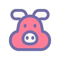 pig icon for your website design, logo, app, UI. vector